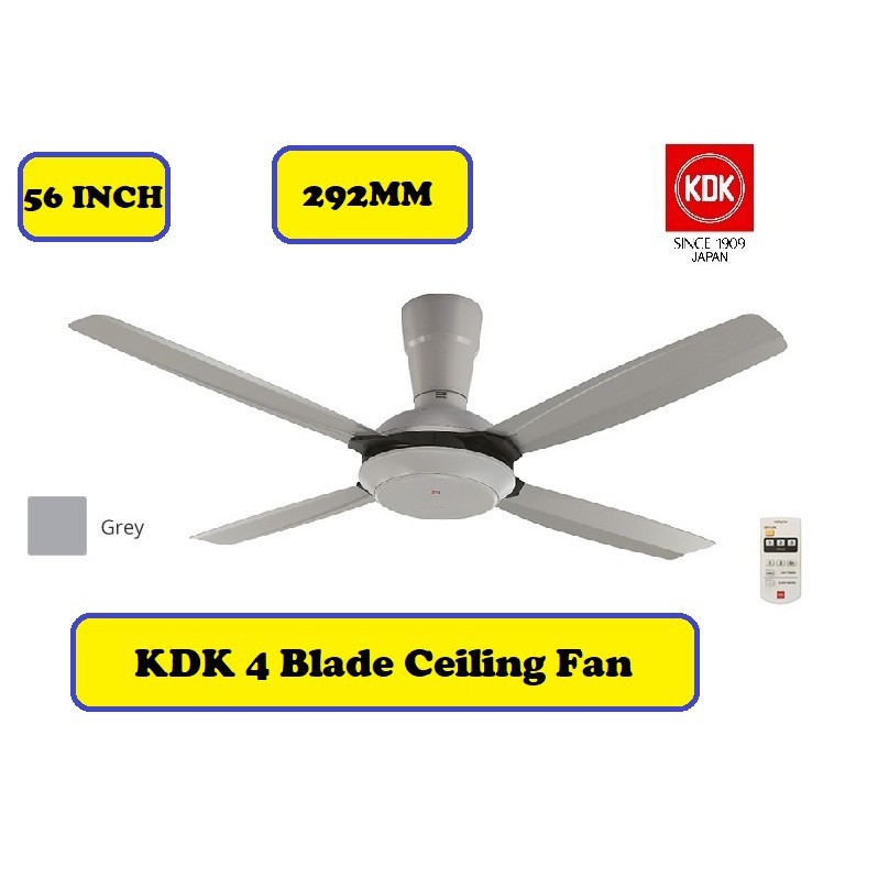 KDK 4 Blade Ceiling Fan K14X5GY Shopee Malaysia