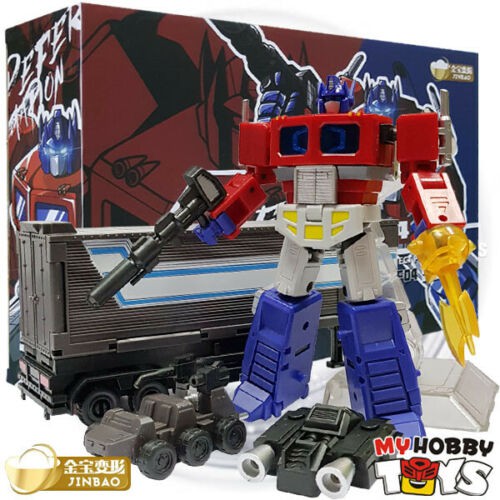 Transformers Optimus Prime Jinbao G1 DX9 DF-04 with trailer Toys 12cm in Stock