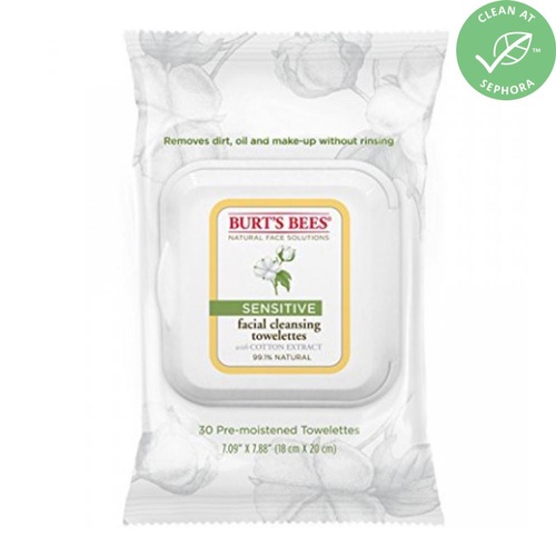 BURT'S BEES Sensitive Facial Cleansing Towelettes