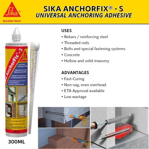 Sika AnchorFixS Anchorfix S UNIVERSAL ANCHORING ADHESIVE Shopee Malaysia