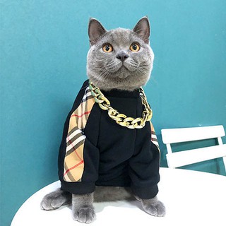 Pakaian untuk haiwan peliharaanKucing Baju Musim Luruh dan Pakaian 