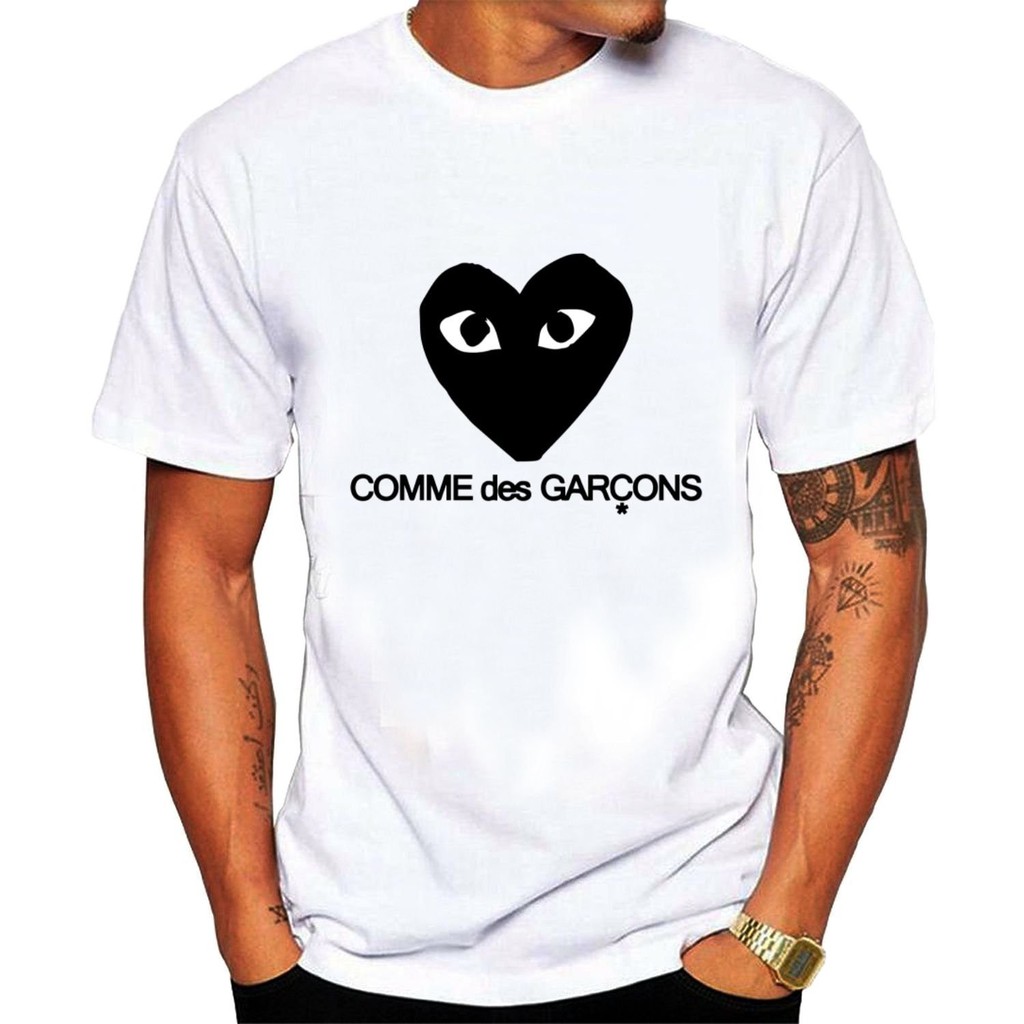 comme des garcons heart tee