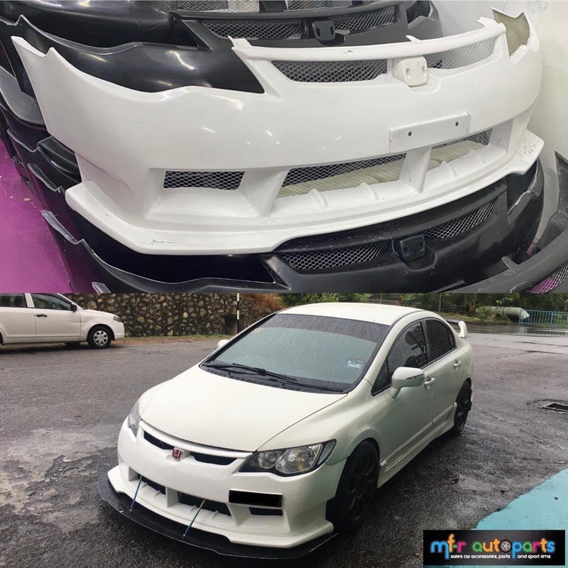 FRONT BUMPER SPOON CIVIC FD TYPE R COPY ORI | Shopee Malaysia