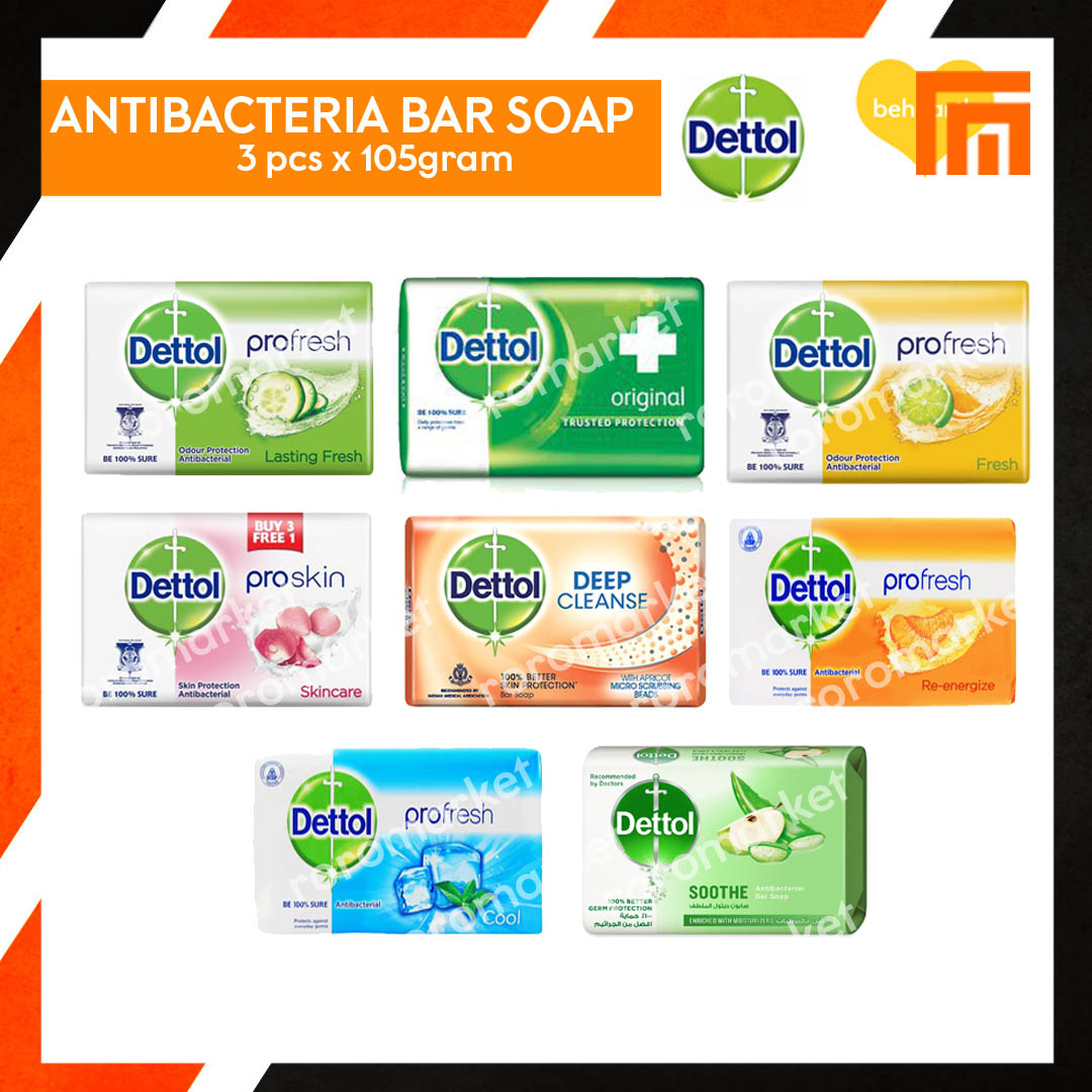 Det Tol Antibacteria Soap Bar Sabun Buku 3 X 100 Gram All Variant