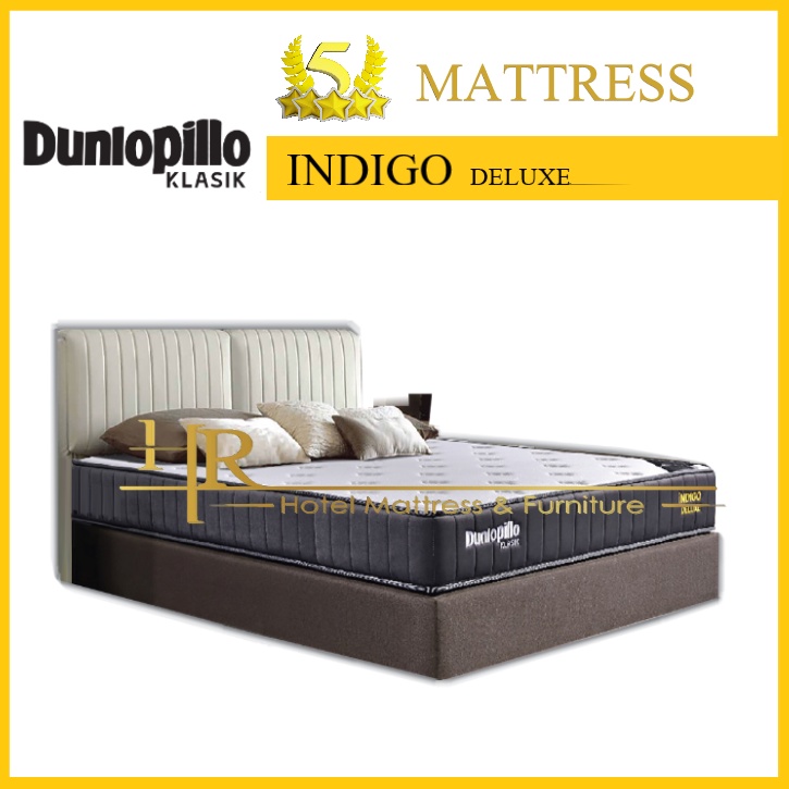 Dunlopillo Klasik Indigo Deluxe 8 Inch Freegift HR Home Delivery