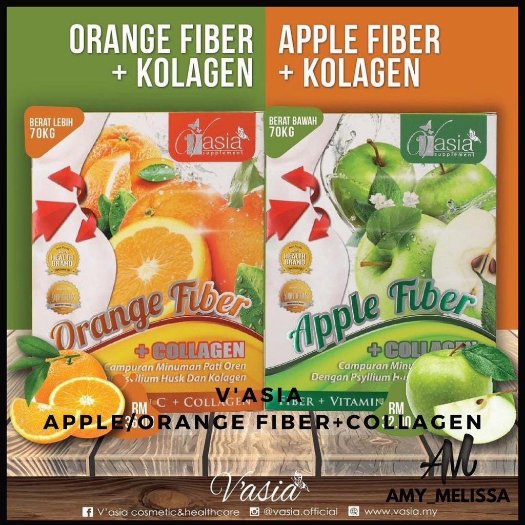 Vasia Apple / V asia Orange Collagen Shopee Malaysia