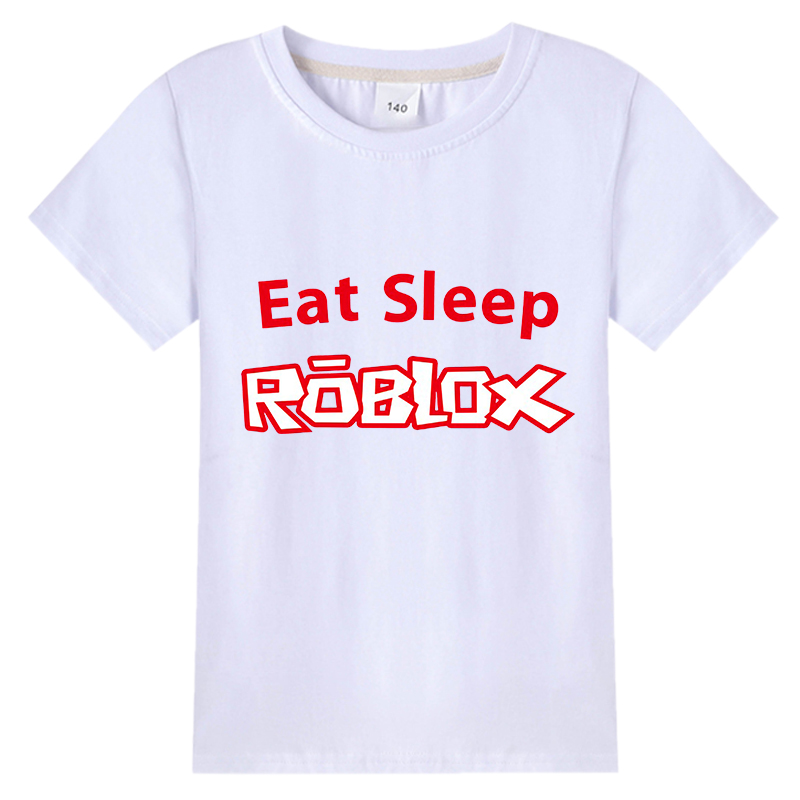 2018 summer boys short sleeve t shirt girls roblox 100 cotton