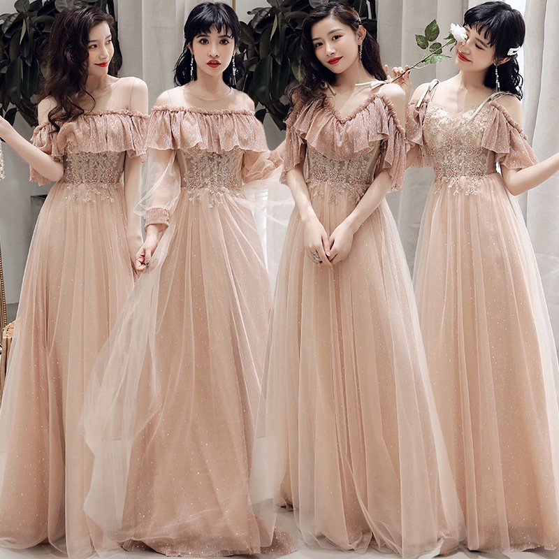 gold long gown dresses