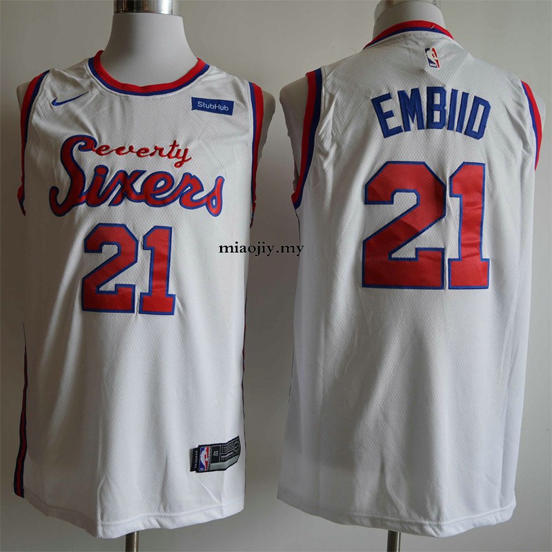 embiid gray jersey