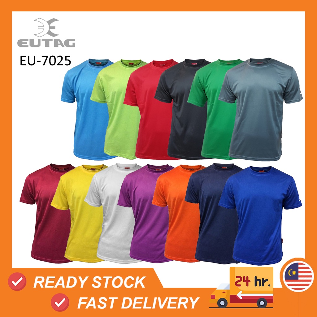 (READY STOCK) Eutag Roundneck Jersey EU-7025 (More Colors) | Shopee ...