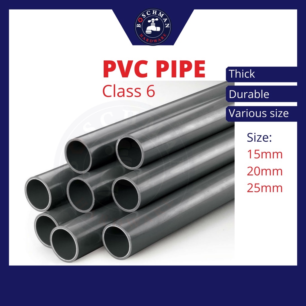 PVC Pipe PVC Grey Pipe Nipis Paip Air PVC Kelabu PVC Water Pipe Class O ...