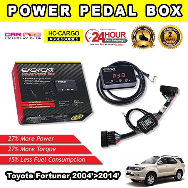 Toyota Fortuner 2004'>2014' EASYCAR Power Pedal Box Accelerator Pedal