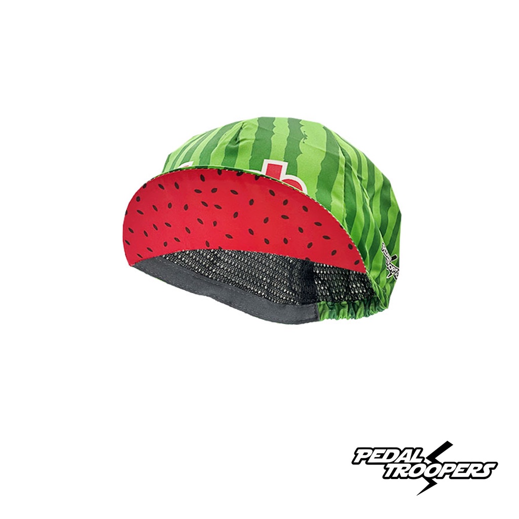 watermelon cycling cap