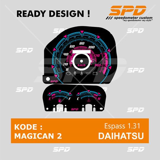 [ PREORDER ] Faceplate Overlay Panel Speedometer Meter Instrument