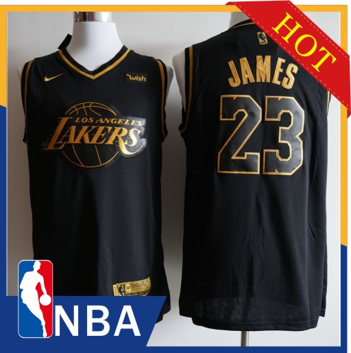 black and gold lebron james lakers jersey