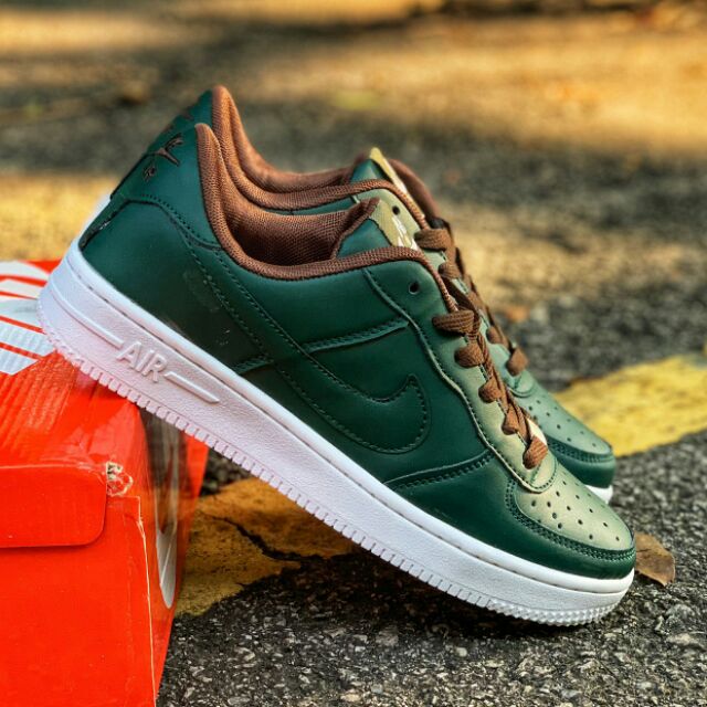 dark green air force ones