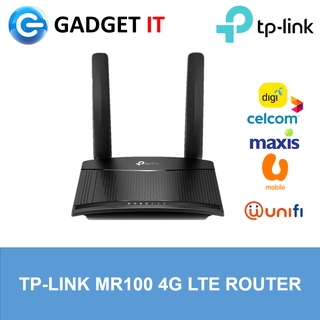 Tp Link Tl Mr100 300 Mbps Wireless N 4g Lte Router Shopee Malaysia