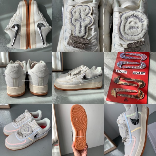 travis scott air force 1 sail replica