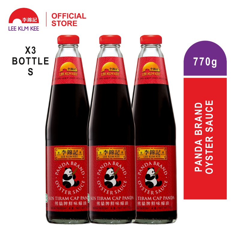 Lee Kum Kee Panda Brand Oyster Sauce (770g x 3) Shopee Malaysia