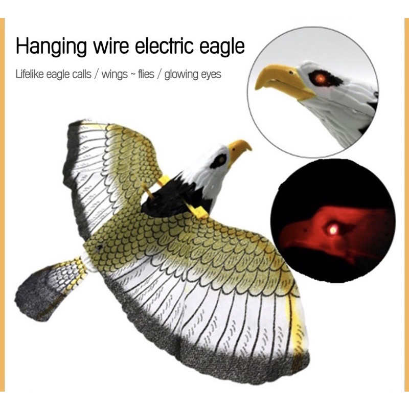 Bird Repellent Hanging Eagle Flying Bird Scarer Garden Decoration