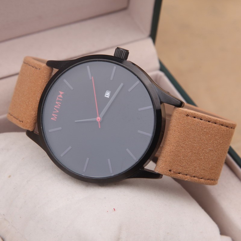 mens watches with tan leather strap