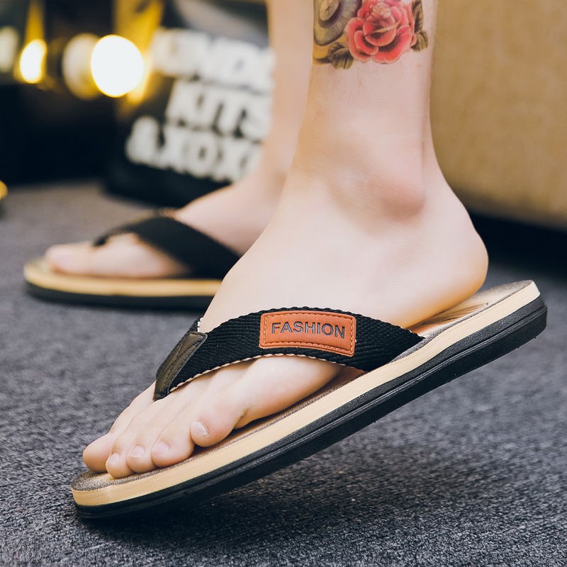 male flip flops