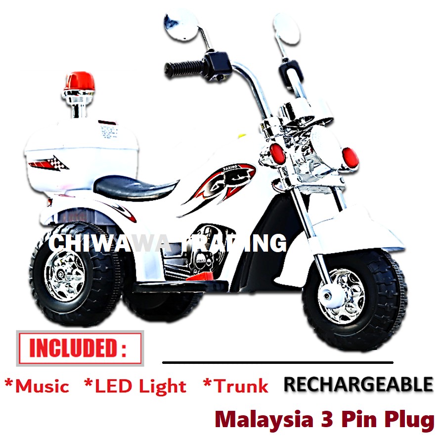 KIDL【Music + LED Light】Rechargeable Electric Kids Scooter Motor Bike Car Riding Toy Bicycle Tricycle Walker Stroller