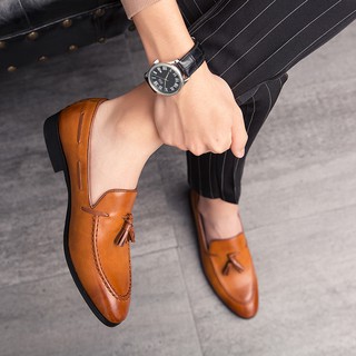 Loafers for men Formal shoes brown leather shoes leather shoes,loafer ...