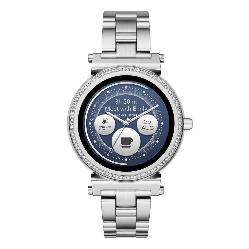 michael kors sofie silver smartwatch