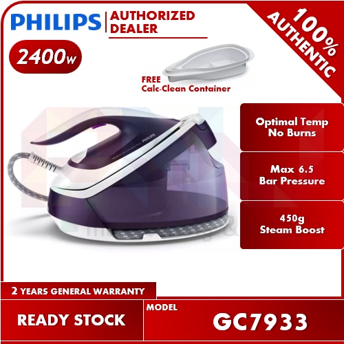 straw Think ahead Salesperson Philips 2400W PerfectCare Compact Plus Steam Generator Iron GC7933 / GC7933/36  | Shopee Malaysia