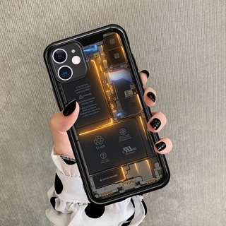 Case for iPhone X Xs XR 11 XS Max 11 Pro Black Soft Silicone Phone Case  Protection Back Cover Apple circuit board wallpaper DIY | Shopee Malaysia