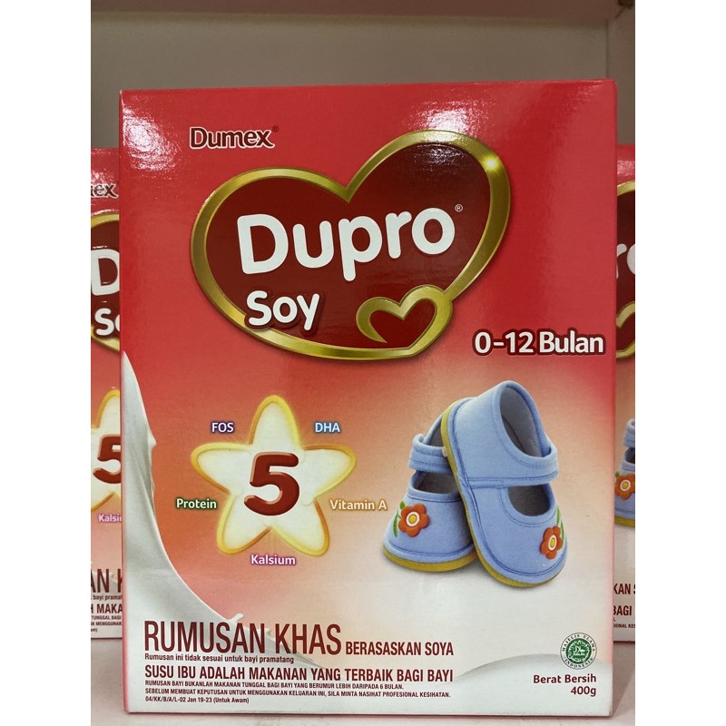 Dupro Soy 0 12 400 Gram Exp Nov 2022 Shopee Malaysia