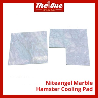 (Malaysia Stock) NIteangel Hamster's Hideout Natural Marble Cooling Tiles Lid Hamster Hideout Cooling Pad