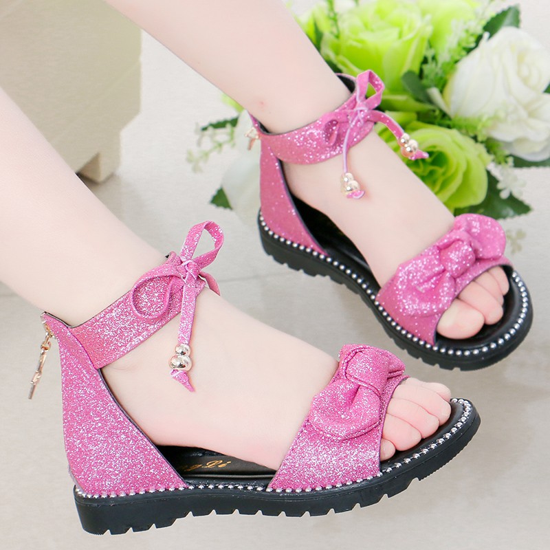 Cute Summer Kids Girls Sandals Children Students Princess Shoes for Gilrs 