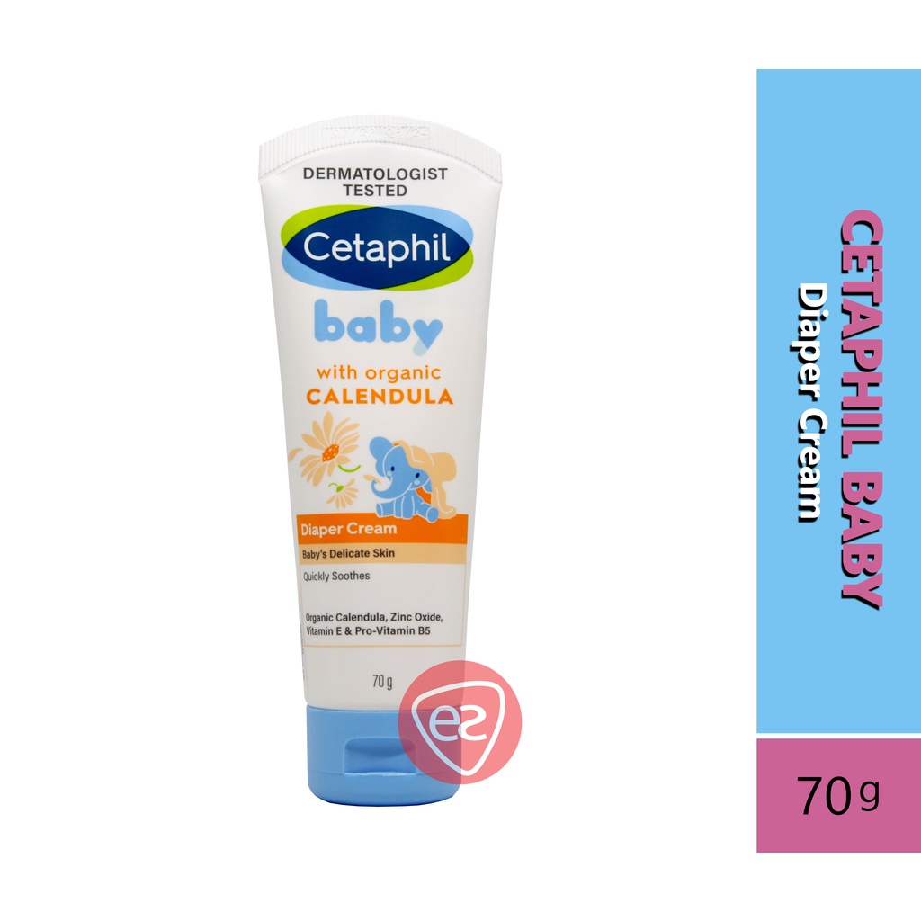 CETAPHIL BABY DIAPER CREAM 70G (WITH ORGANIC CALENDULA, ZINC OXIDE