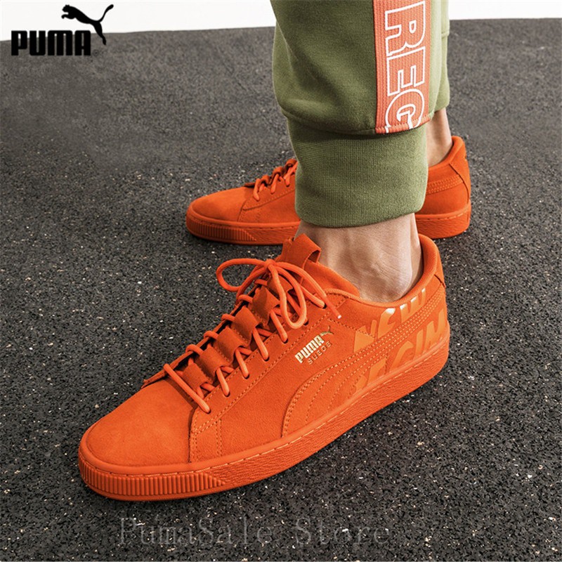 puma suede orange women