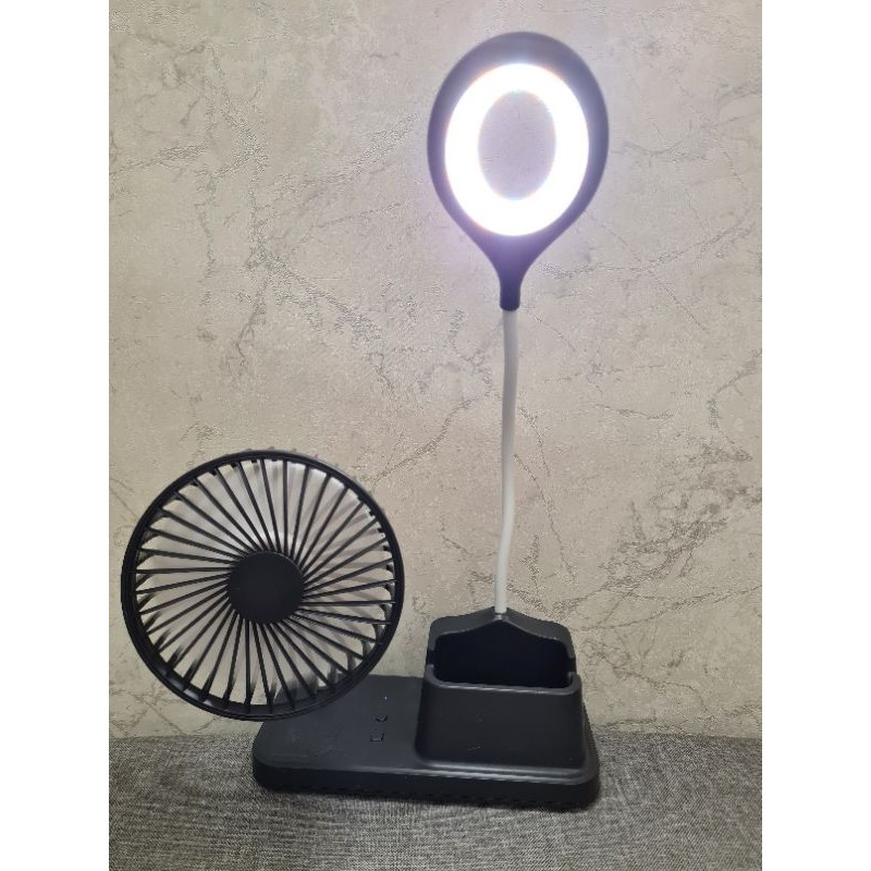 [Ready Stock]Desk Lamp Pen Holder Fan XH-661 台灯笔筒风扇