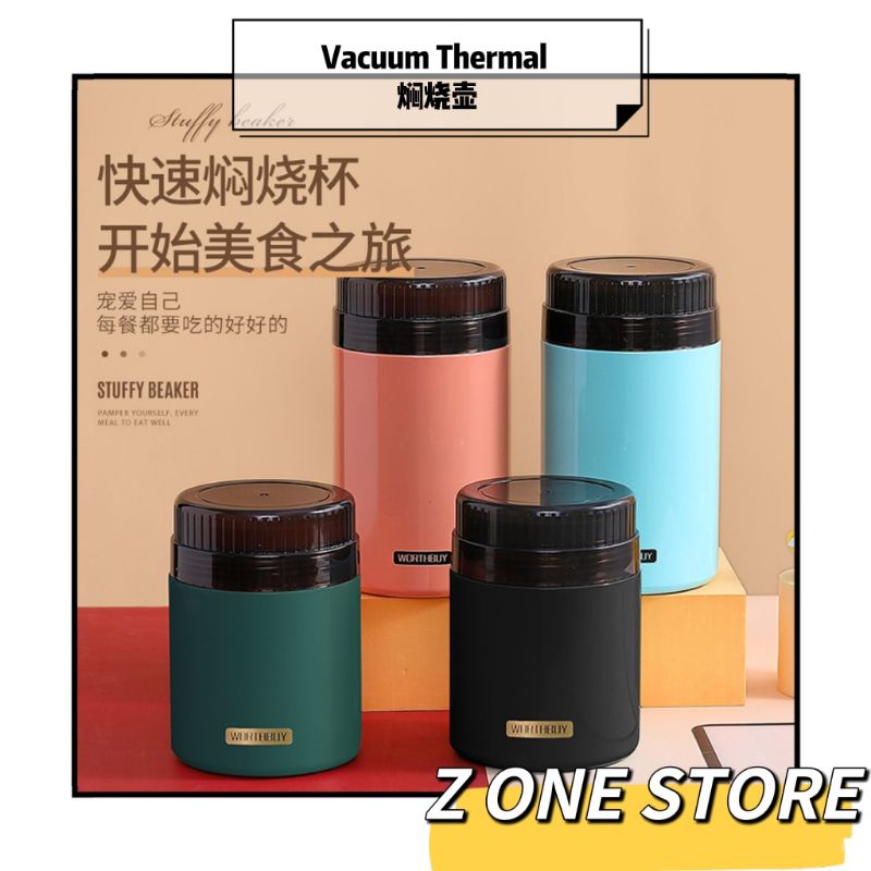 🦁 1000ML Thermos Food Jar Stainless Steel Vacuum Thermal Cooker Pot  Insulated Warmer Mug Container Lunch Box 焖烧壶