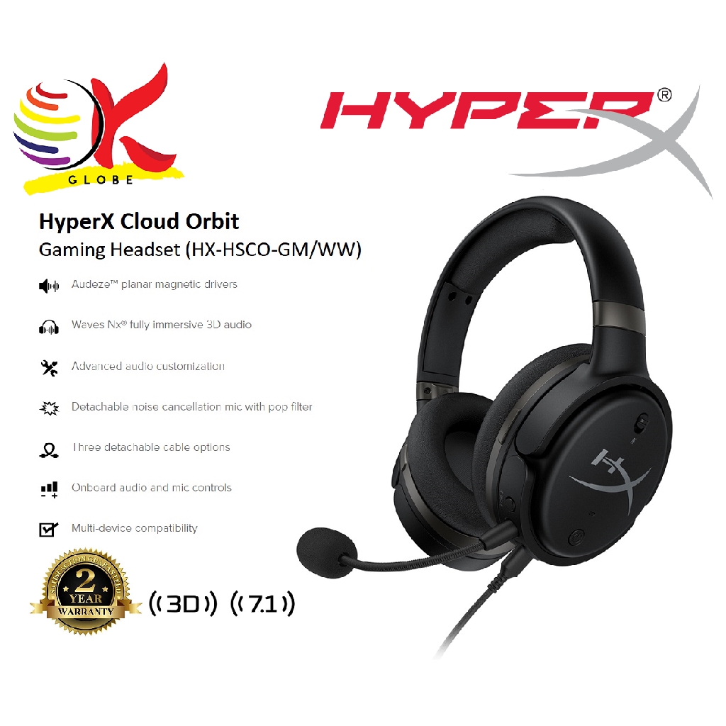 HYPERX HYPERX CLOUD ORBIT (HXHSCOGM/WW) / CLOUD ORBIT S (HXHSCOSGM