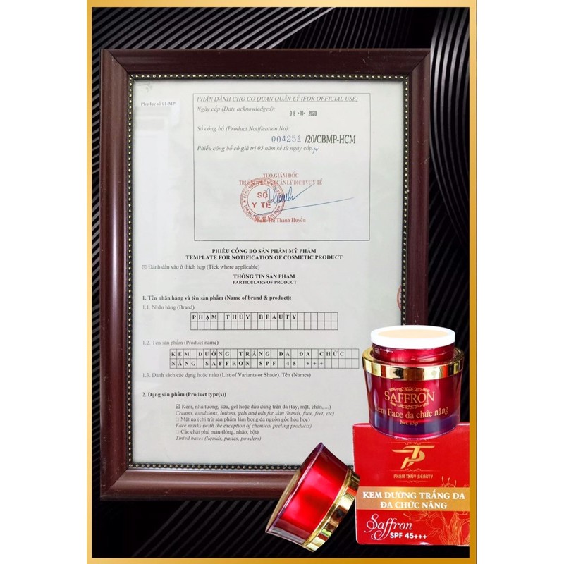 Combo of 5 boxes of multifunctional saffaron cream