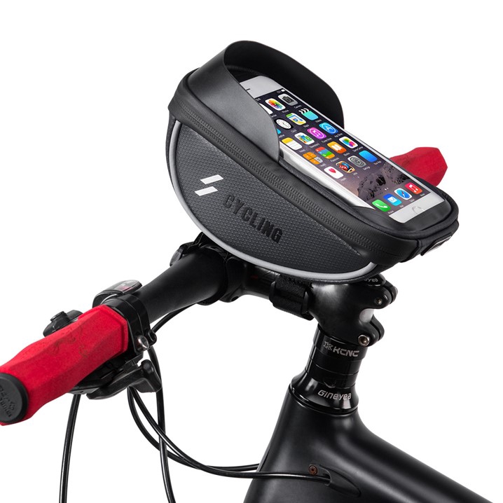 MILANDO Sport Bicycle Phone Holder Cycling Bag Screen Mobile 6 inch Bag Mountain Bike Riding Handle Beg Case (Type 2)