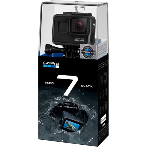 Gopro Hero 7 Black Hero7 Black 4k Video Action Camera 12mp