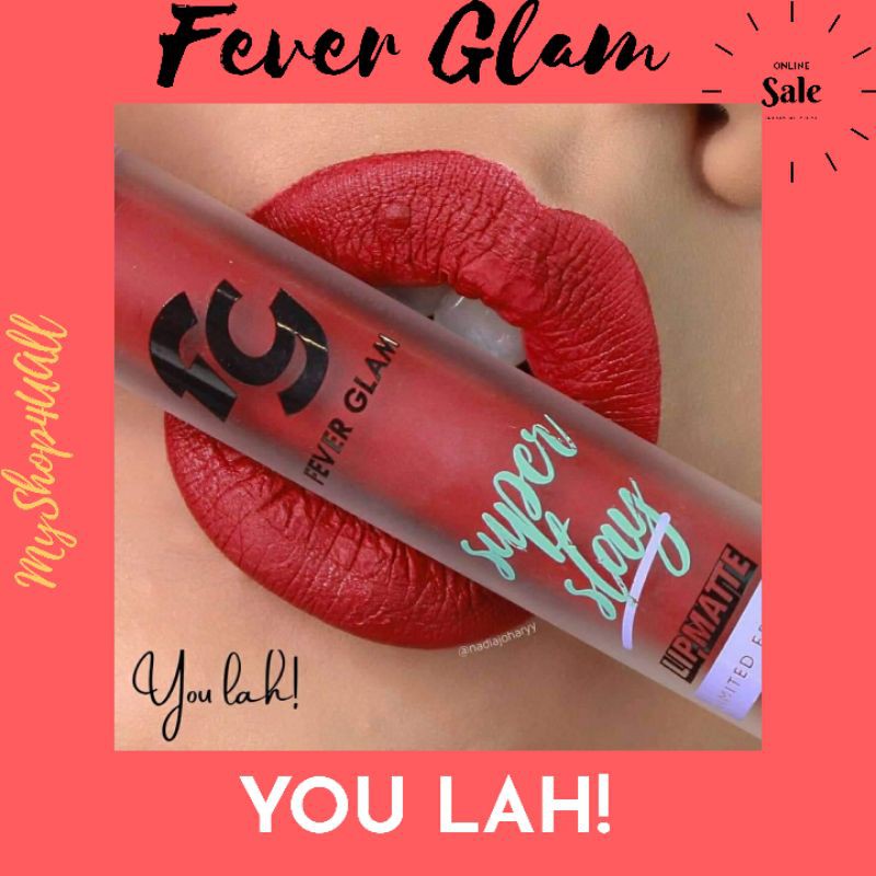 💥HOT ITEM💥FEVER GLAM Liquid Matte Lipsstick-YOU LAH!