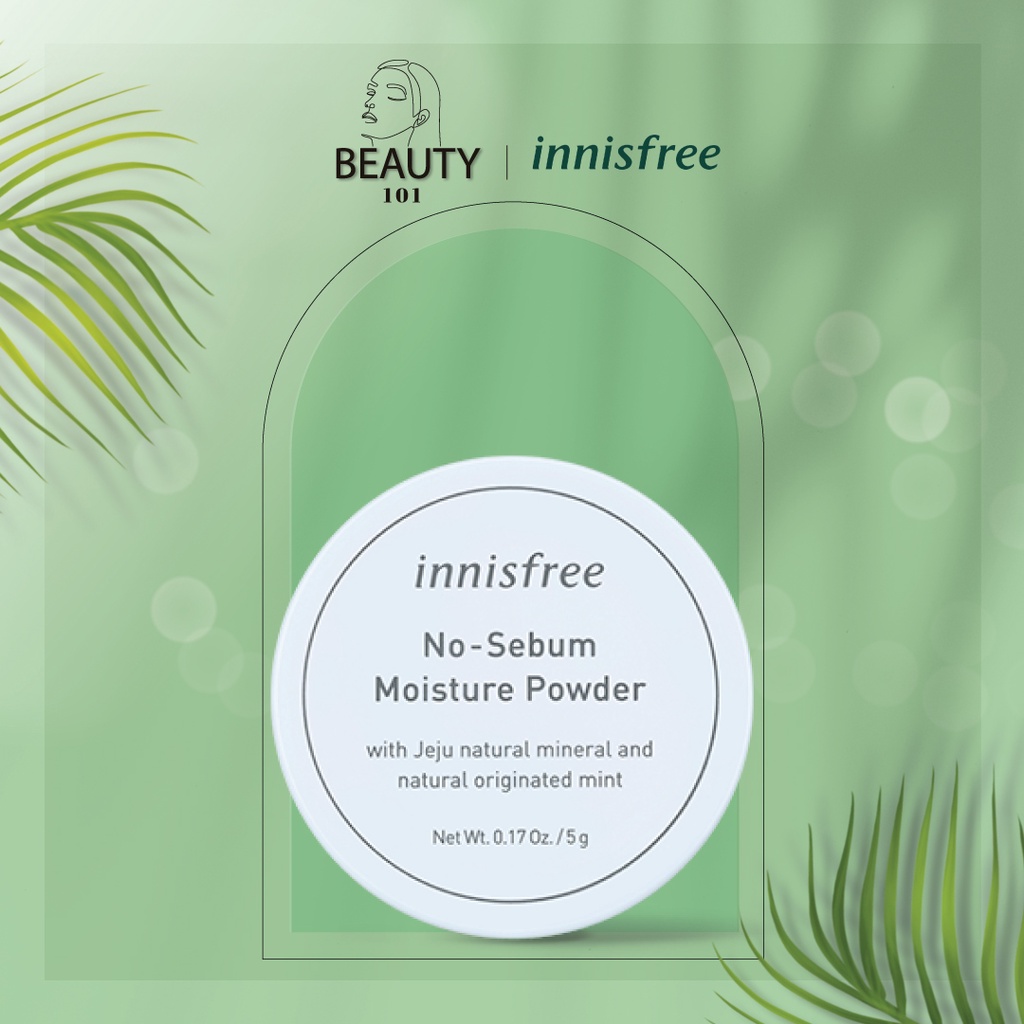 Innisfree No Sebum Moisture Powder 5g Shopee Malaysia