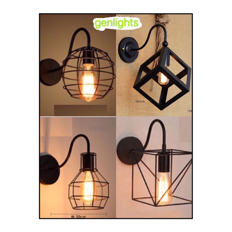 Wall Light Designer Decorative Wall Lamp/Light E27 Holder Lampu Dinding/Lampu Hiasan Dinding