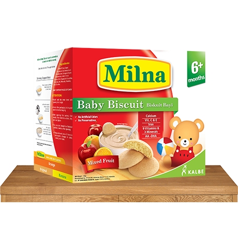 Milna Baby Biscuit Mixed Fruits 130g Shopee Malaysia