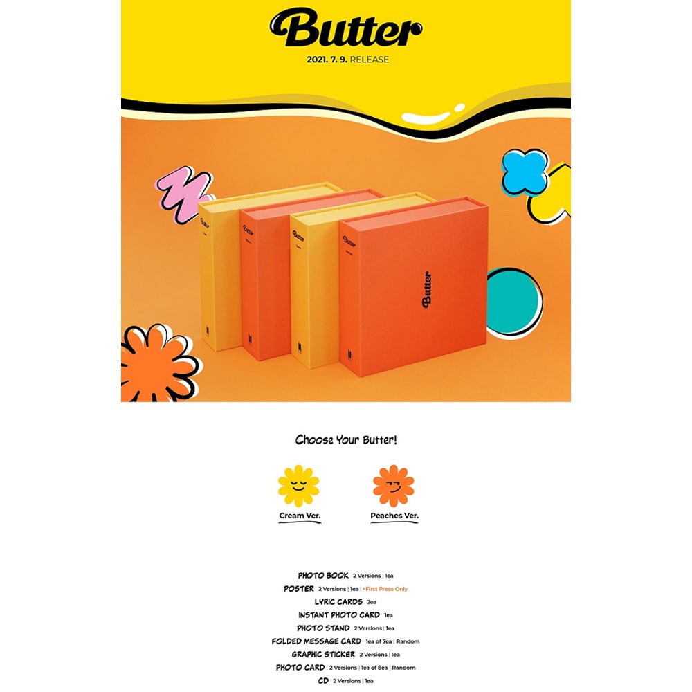 Bts Single Album Butter Shopee Malaysia