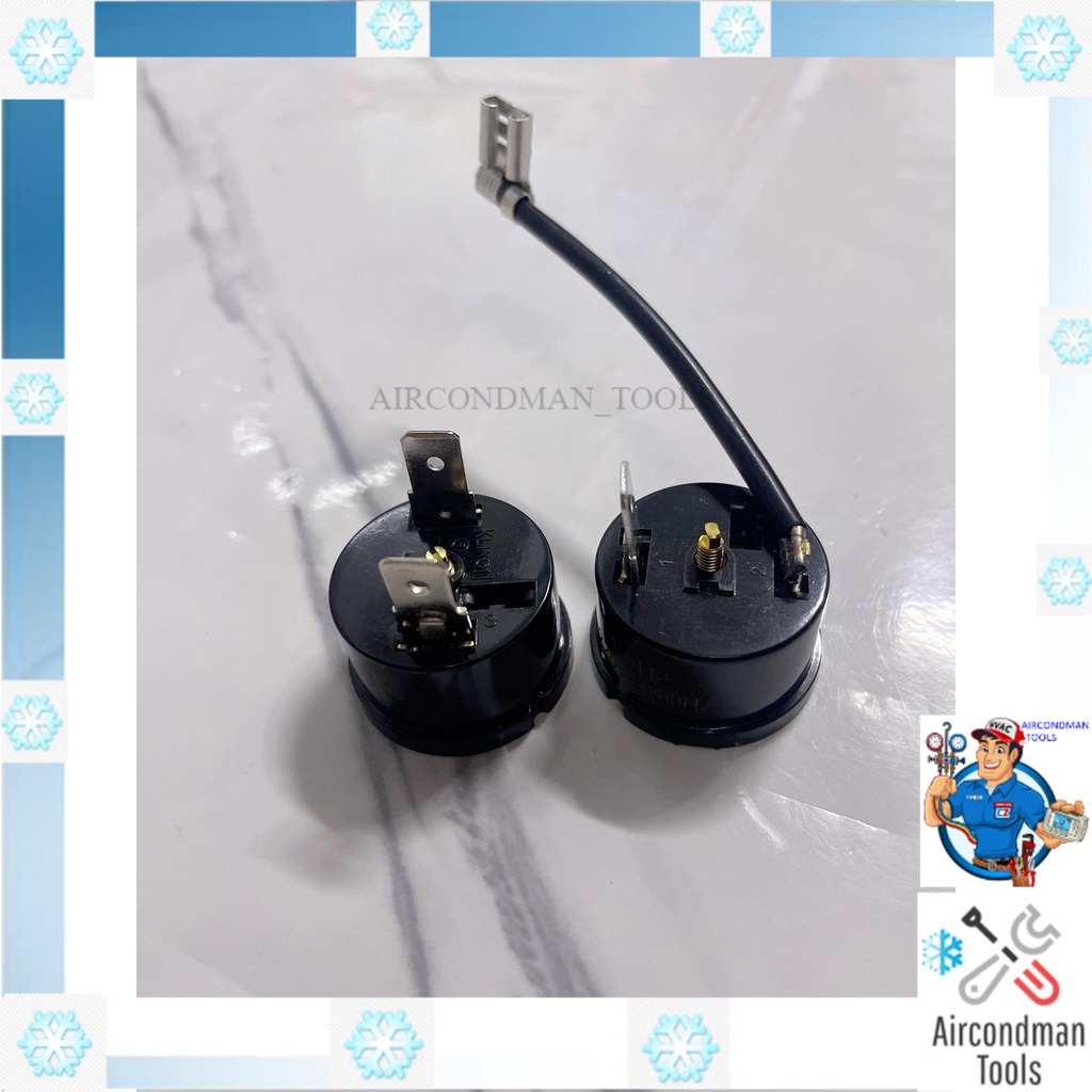 overload compressor outdoor aircond overheat cut out terminal wire thermal overload protector