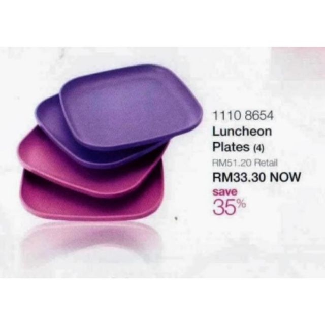 Tupperware Luncheon Plates 11108654