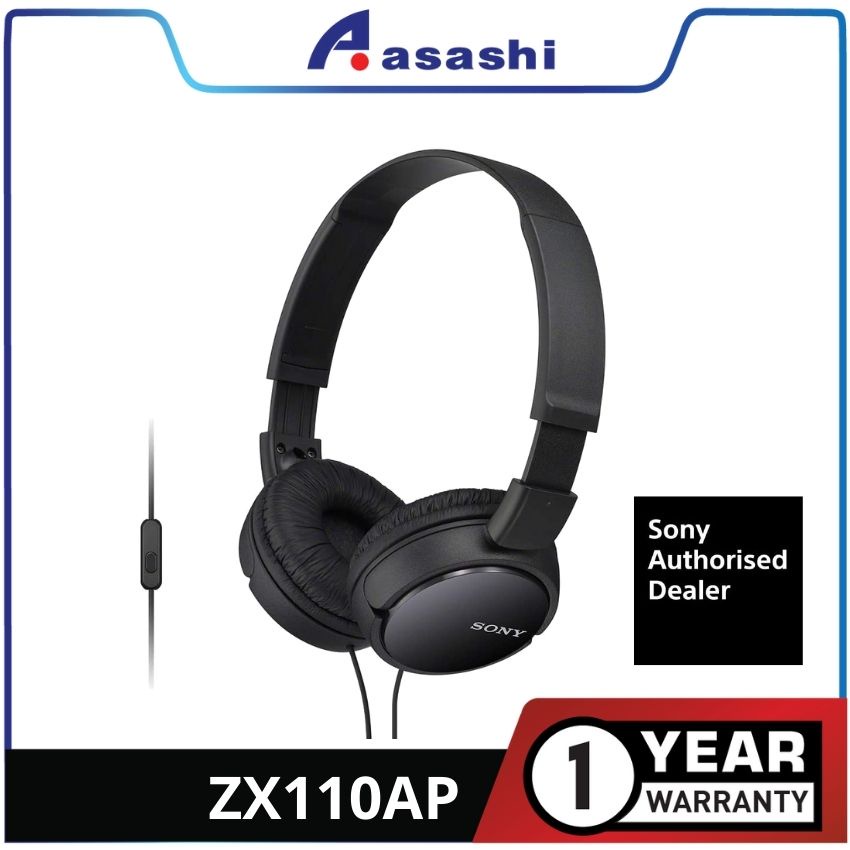 Sony Mdr Zx110ap Headphones Zx110ap Shopee Malaysia 0020